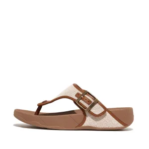 รองเท้าแตะแบบหูหนีบ ผู้ชาย รุ่น TRAKK II MENS BUCKLE TWO-TONE CANVAS TOE-POST SANDALS