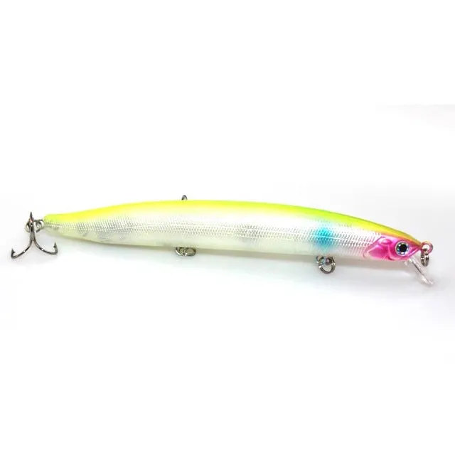 13.8cm 19g Floating Minnow Fishing Lure 6# Fish Wobbler Tackle 3D Eyes Crankbait Artificial Japan Hard Bait Swimbait