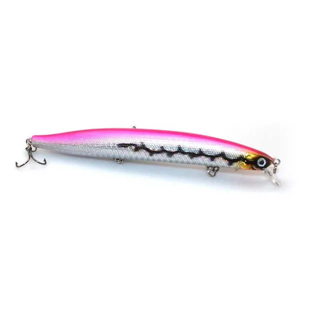 13.8cm 19g Floating Minnow Fishing Lure 6# Fish Wobbler Tackle 3D Eyes Crankbait Artificial Japan Hard Bait Swimbait