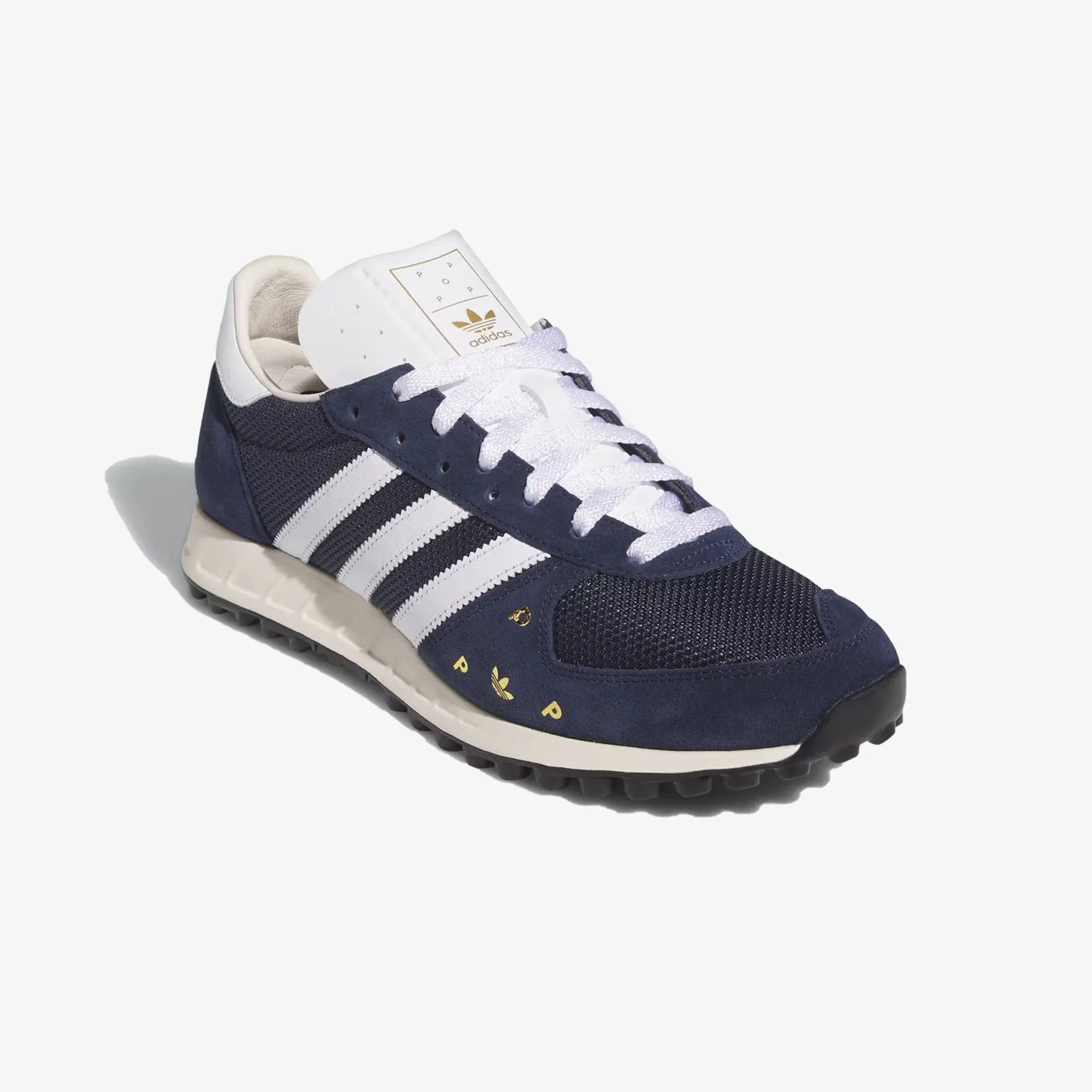 Adidas Originals | POP TRADING CO TRX TRAINERS  { CLOUD WHITE/NAVY/CHALK WHITE