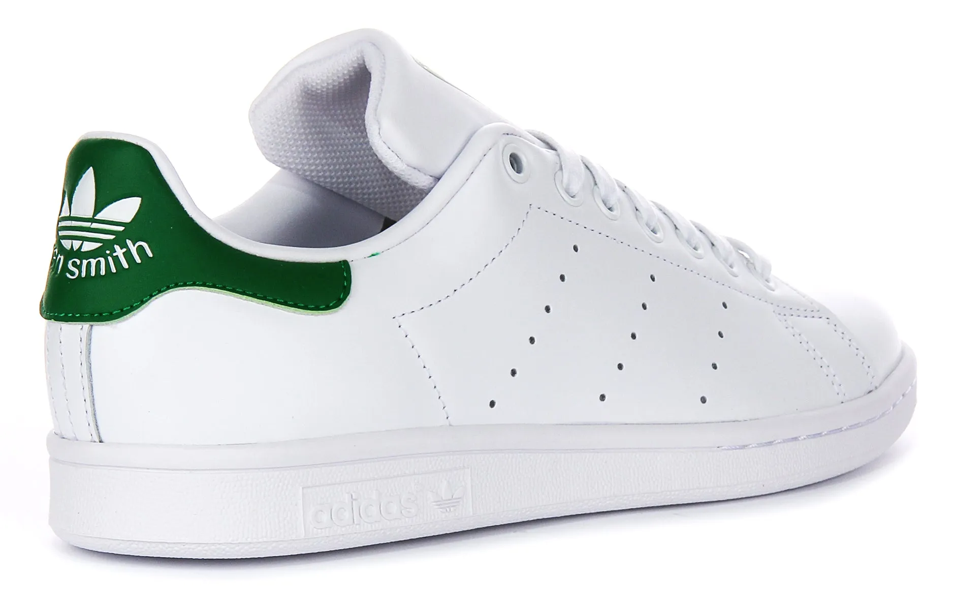 Adidas Stan Smith In White Green