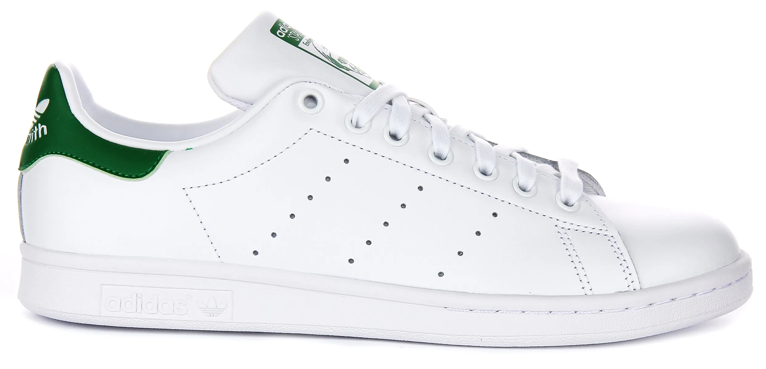 Adidas Stan Smith In White Green