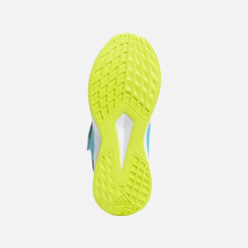 Adidas Volantrun 2.0 Kids Unisex shoes (8-15 Years) - Blue Lucid Lemon/Lucid Cyan/Collegiate Navy