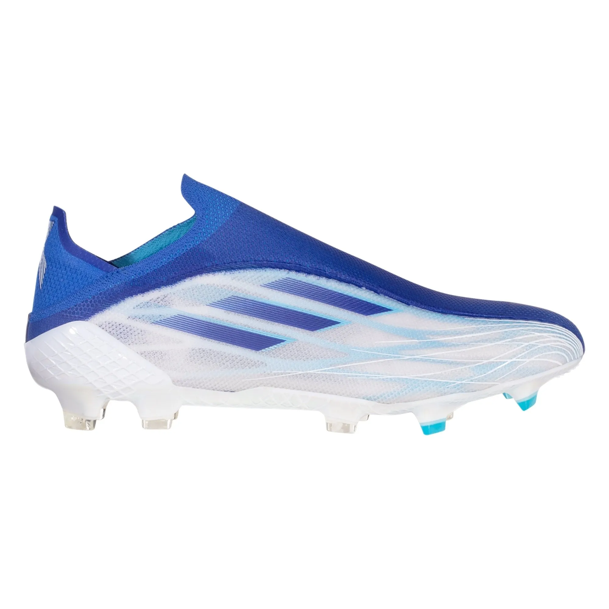 adidas X Speedflow  FG Firm Ground Soccer Cleat - Footwear White/Legacy Indigo/Sky Rush