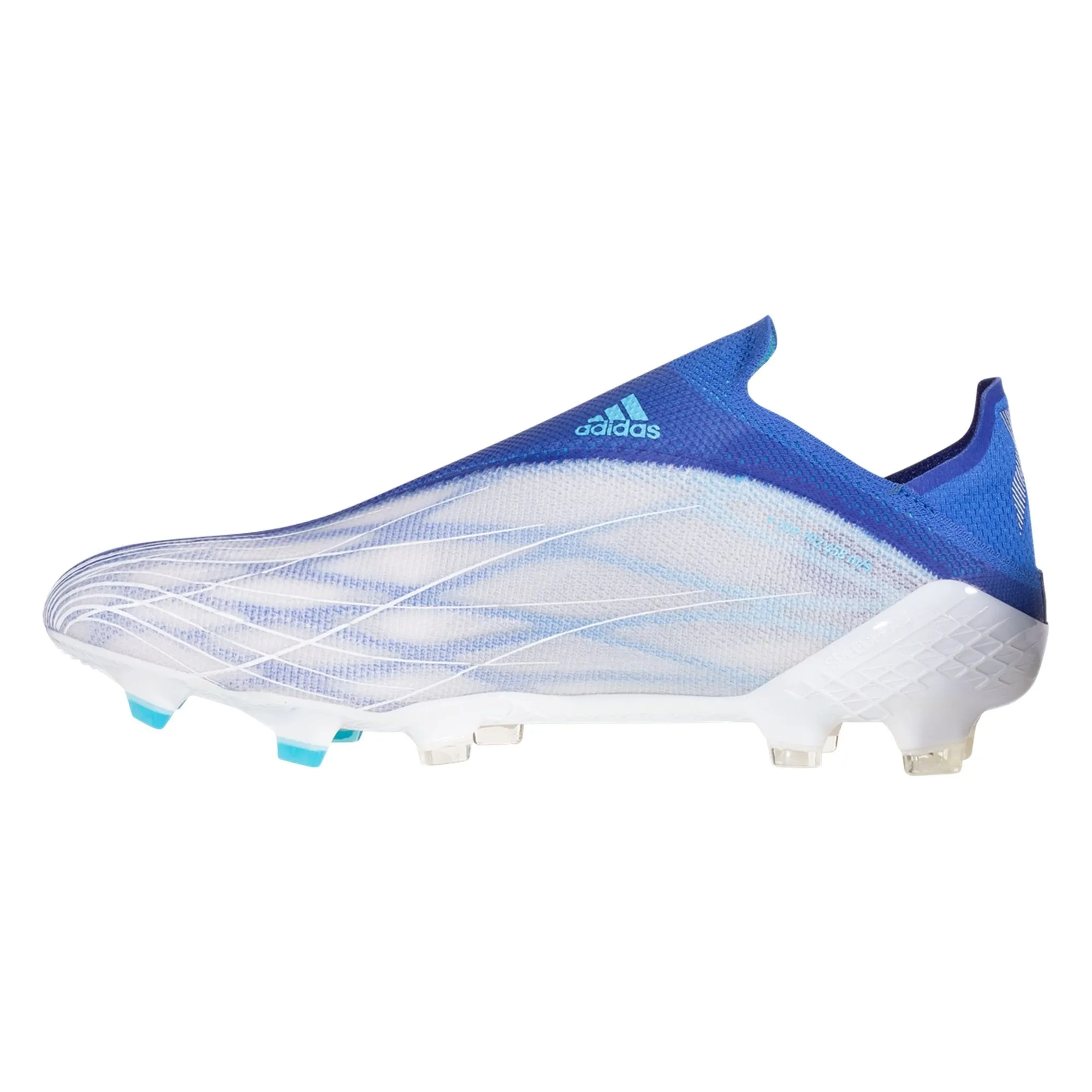 adidas X Speedflow  FG Firm Ground Soccer Cleat - Footwear White/Legacy Indigo/Sky Rush