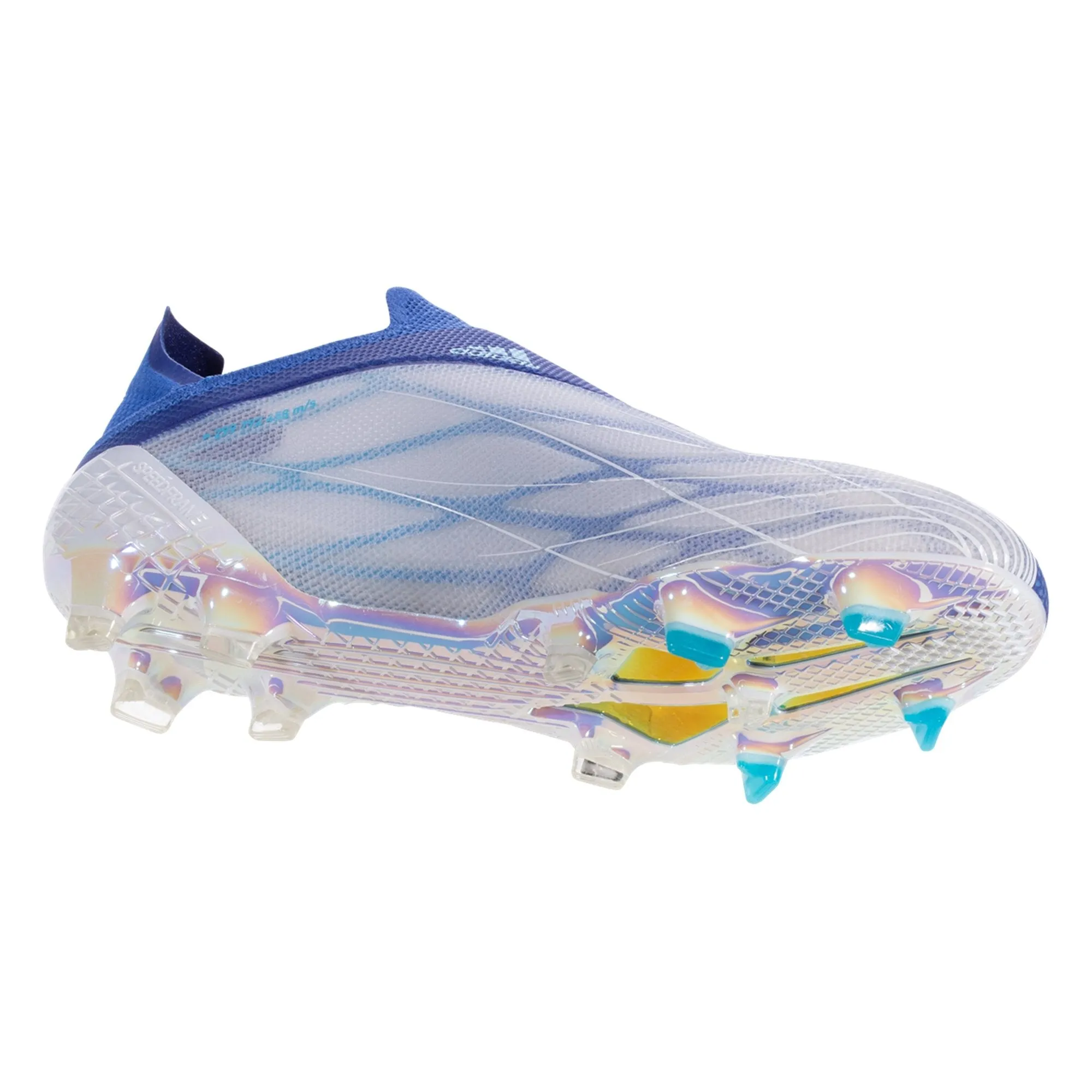 adidas X Speedflow  FG Firm Ground Soccer Cleat - Footwear White/Legacy Indigo/Sky Rush