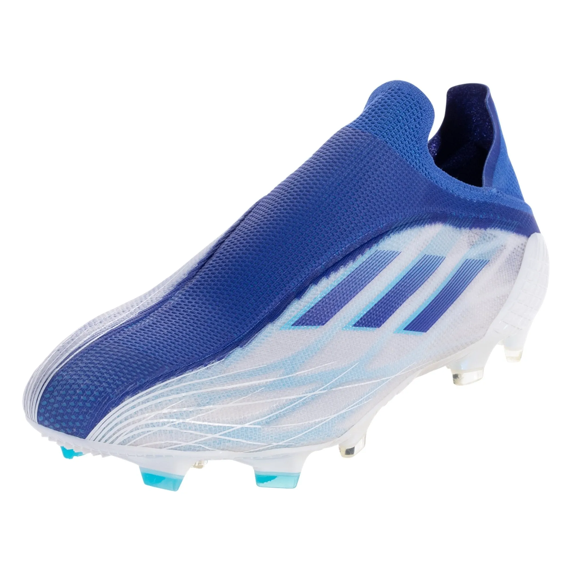 adidas X Speedflow  FG Firm Ground Soccer Cleat - Footwear White/Legacy Indigo/Sky Rush