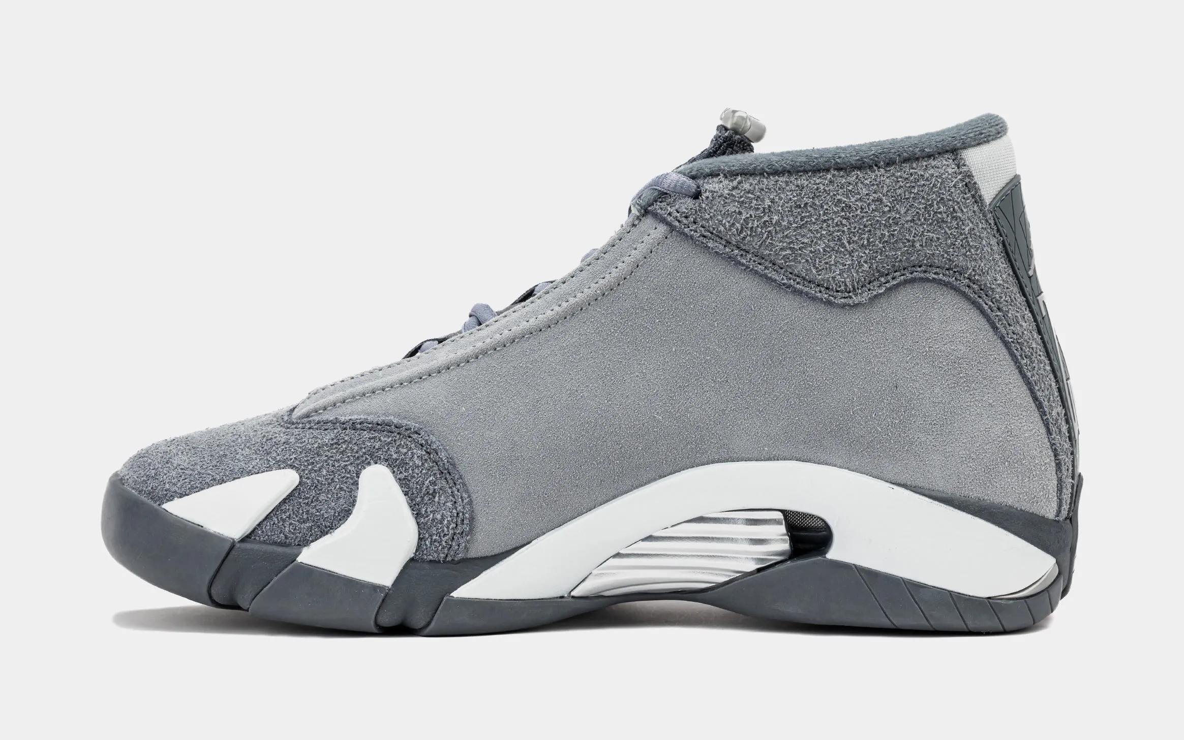 Air Jordan 14 Retro Flint Grey Mens Lifestyle Shoes (Flint Grey/White)