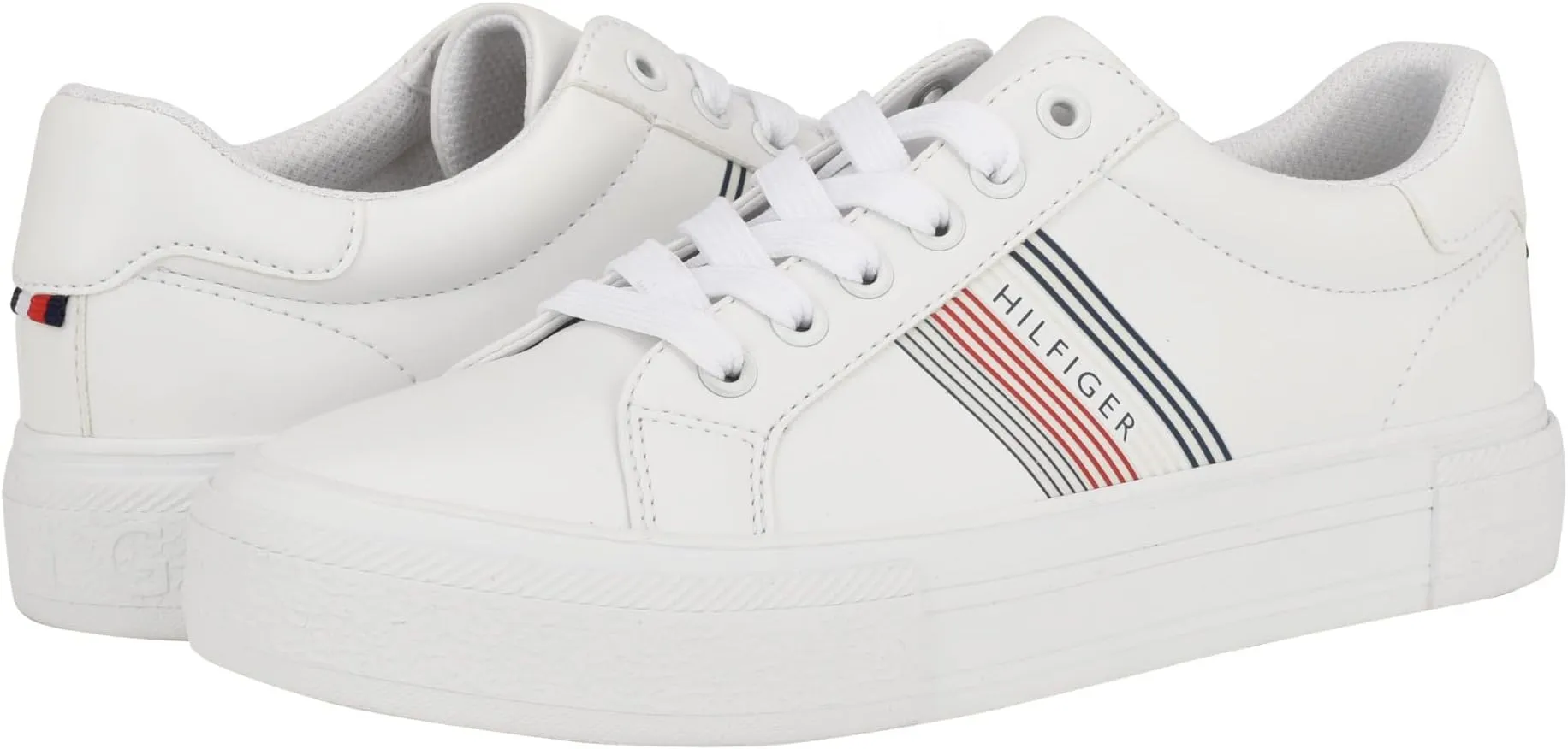 Andrei Tommy Hilfiger Sneakers in White Stripe Multi