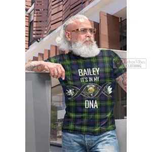 Bailey Modern Tartan Cotton T-shirt with Family Crest DNA In Me Style