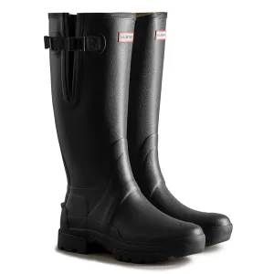 Balmoral Adjustable Wellington Boots - Black by Hunter