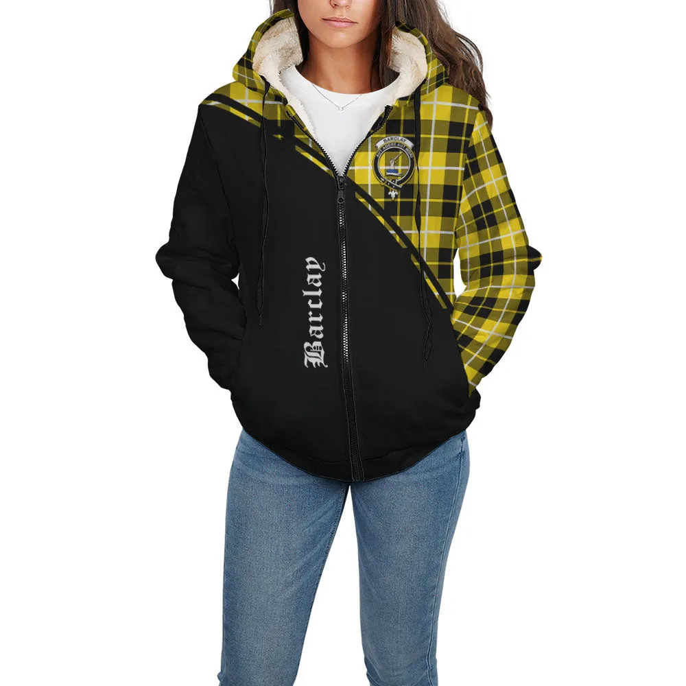 Barclay Dress Modern Tartan Sherpa Hoodie with Family Crest Curve Style