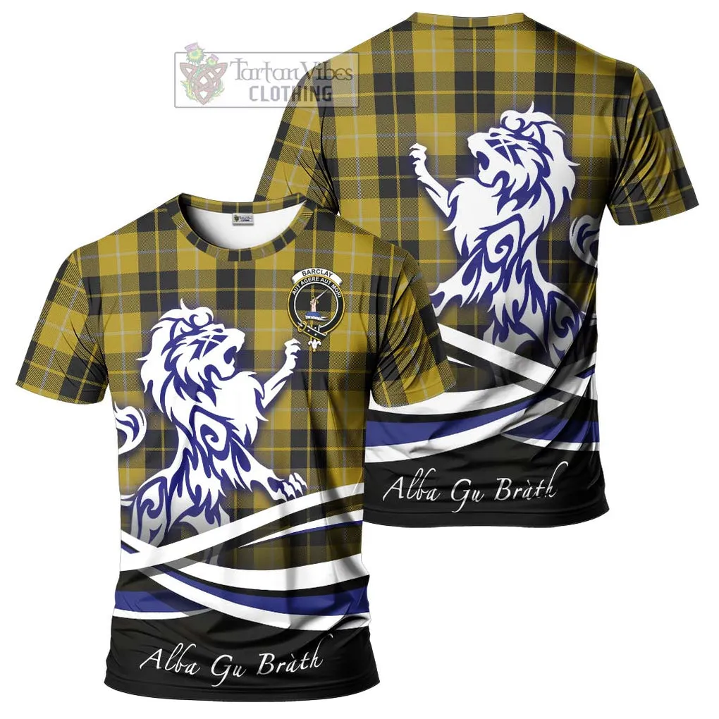 Barclay Dress Tartan Cotton T-shirt with Alba Gu Brath Regal Lion Emblem