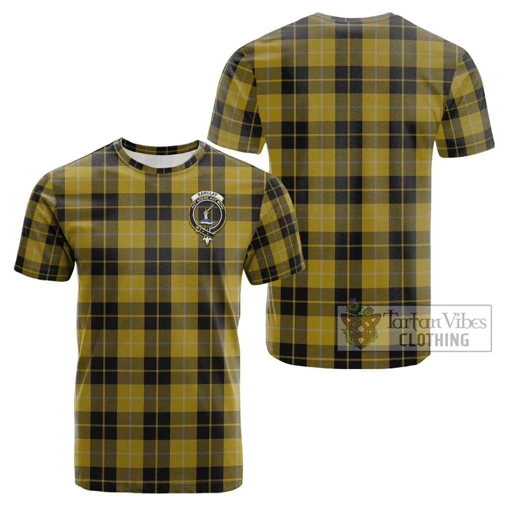 Barclay Dress Tartan Cotton T-Shirt with Family Crest