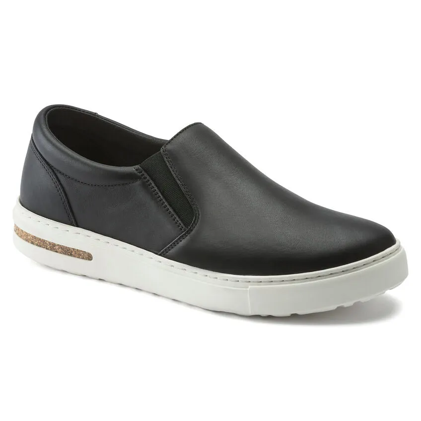 Birkenstock oswego full grain leather slip on moc 1021326 black