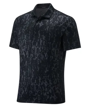 Black/Black - Nike Dry Vapor graffix polo