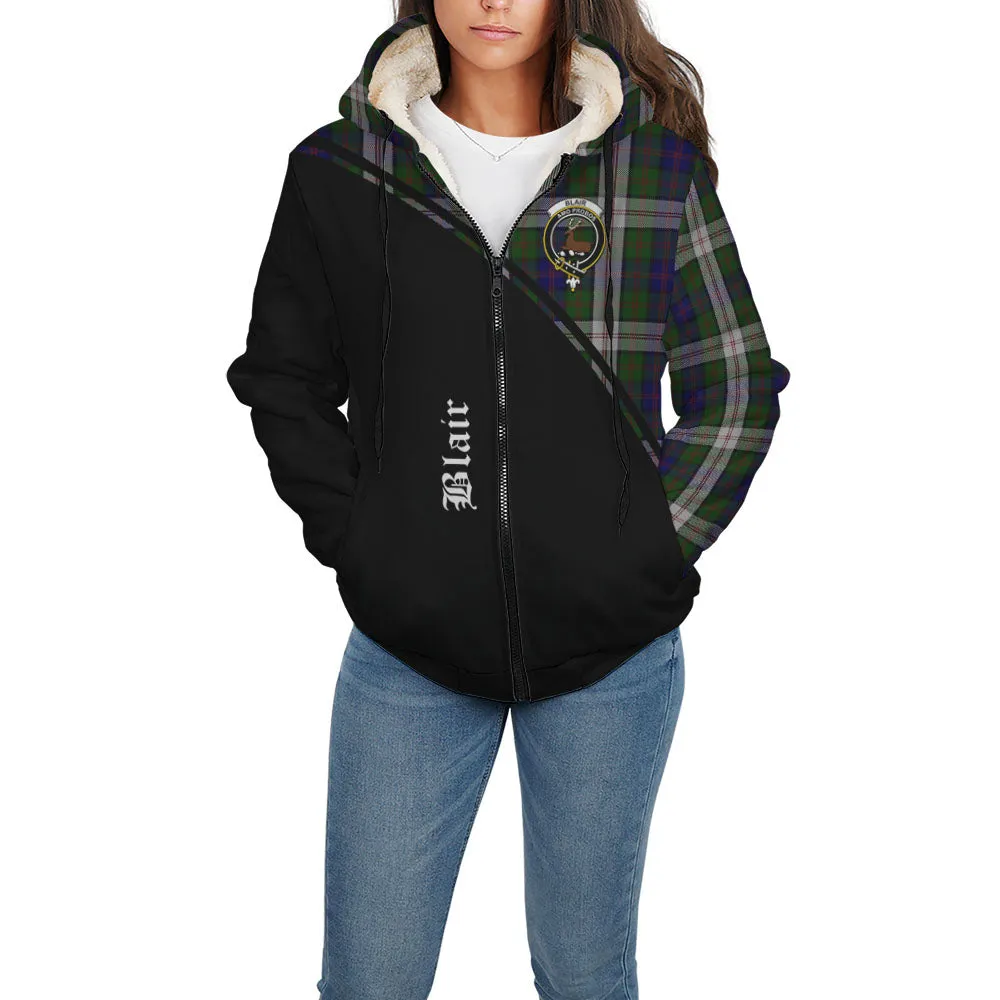 Blair Dress Tartan Sherpa Hoodie with Family Crest Curve Style