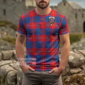 Blane Tartan Cotton T-Shirt with Family Crest