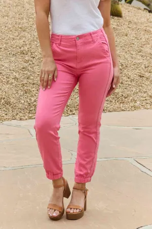 Caroline Full Size High Waisted Jogger Jeans