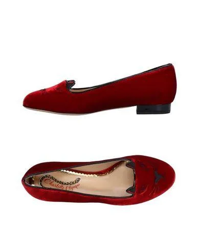 Charlotte Olympia Women Loafer Red 3.5 UK