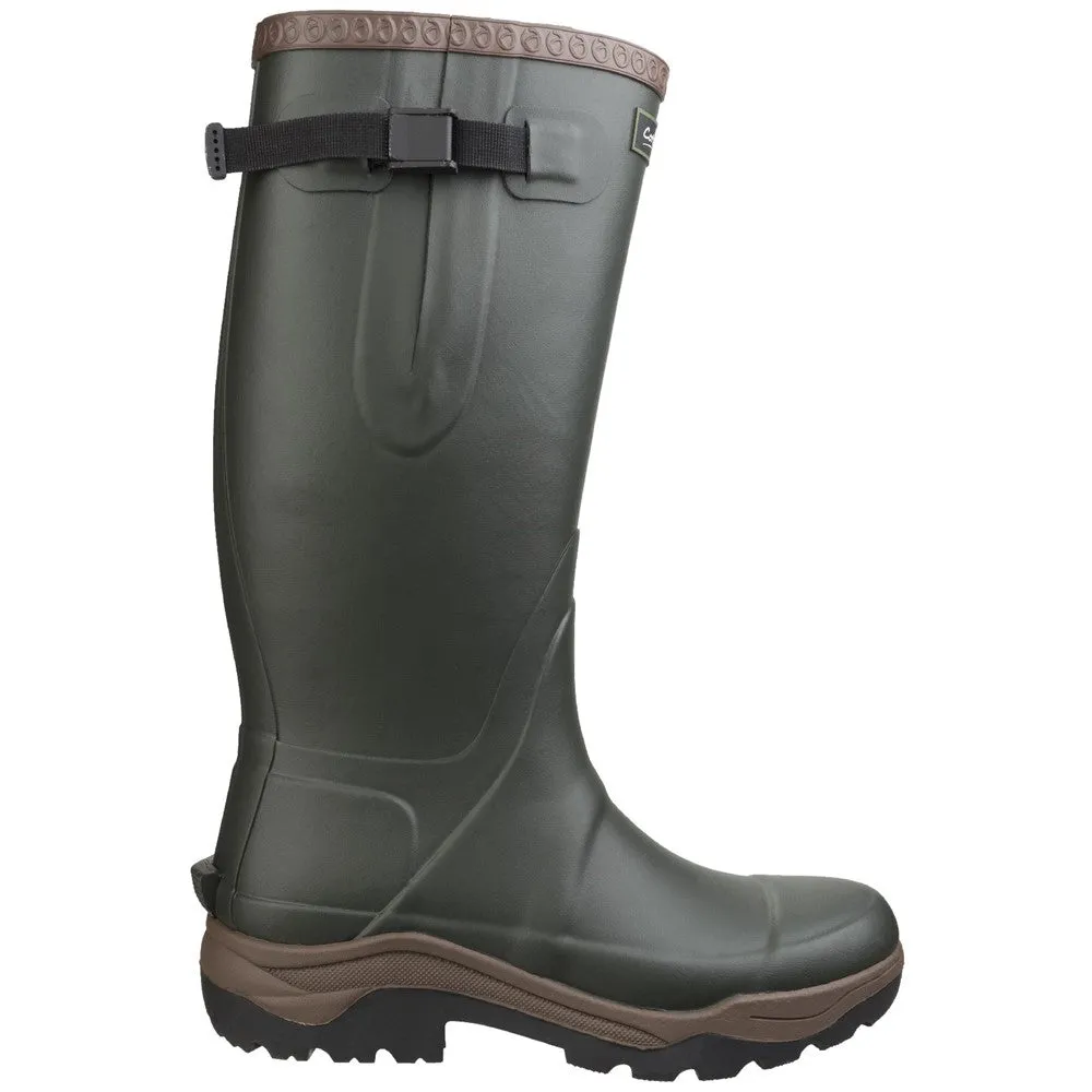 Compass Neoprene Rubber Wellingtons Green