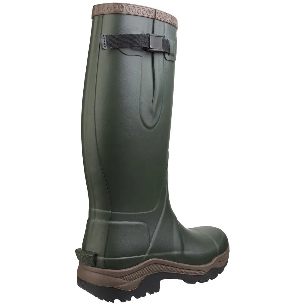 Compass Neoprene Rubber Wellingtons Green