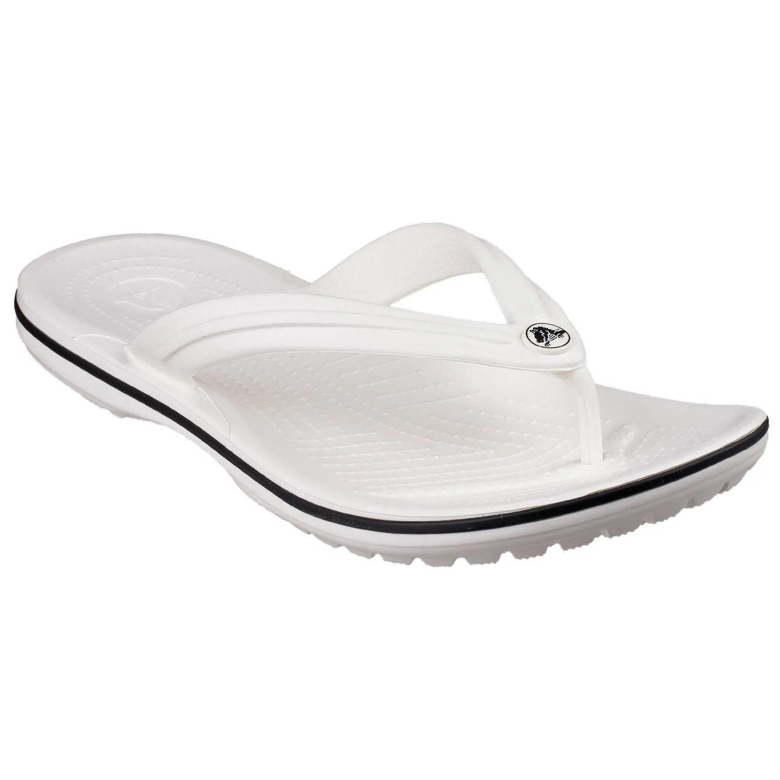 CROCS Crocband Flip Sporty Unisex Lightweight Flip-Flops Croslite Comfort Midsole Easy to Clean TPU Strap Circulation Nubs Beach & Swimwear Friendly