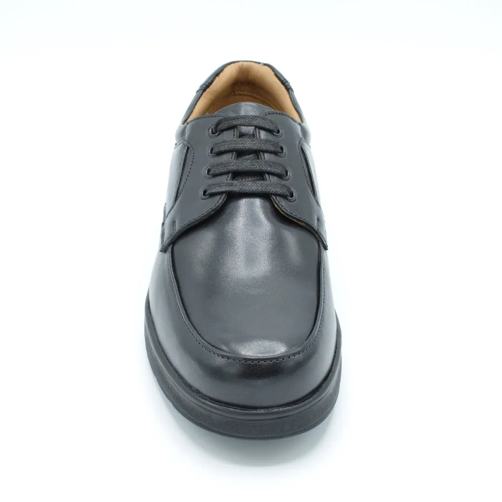 DB Congo - Mens Wide Fit Lace Up 2V (2E-4E) Fitting - Black