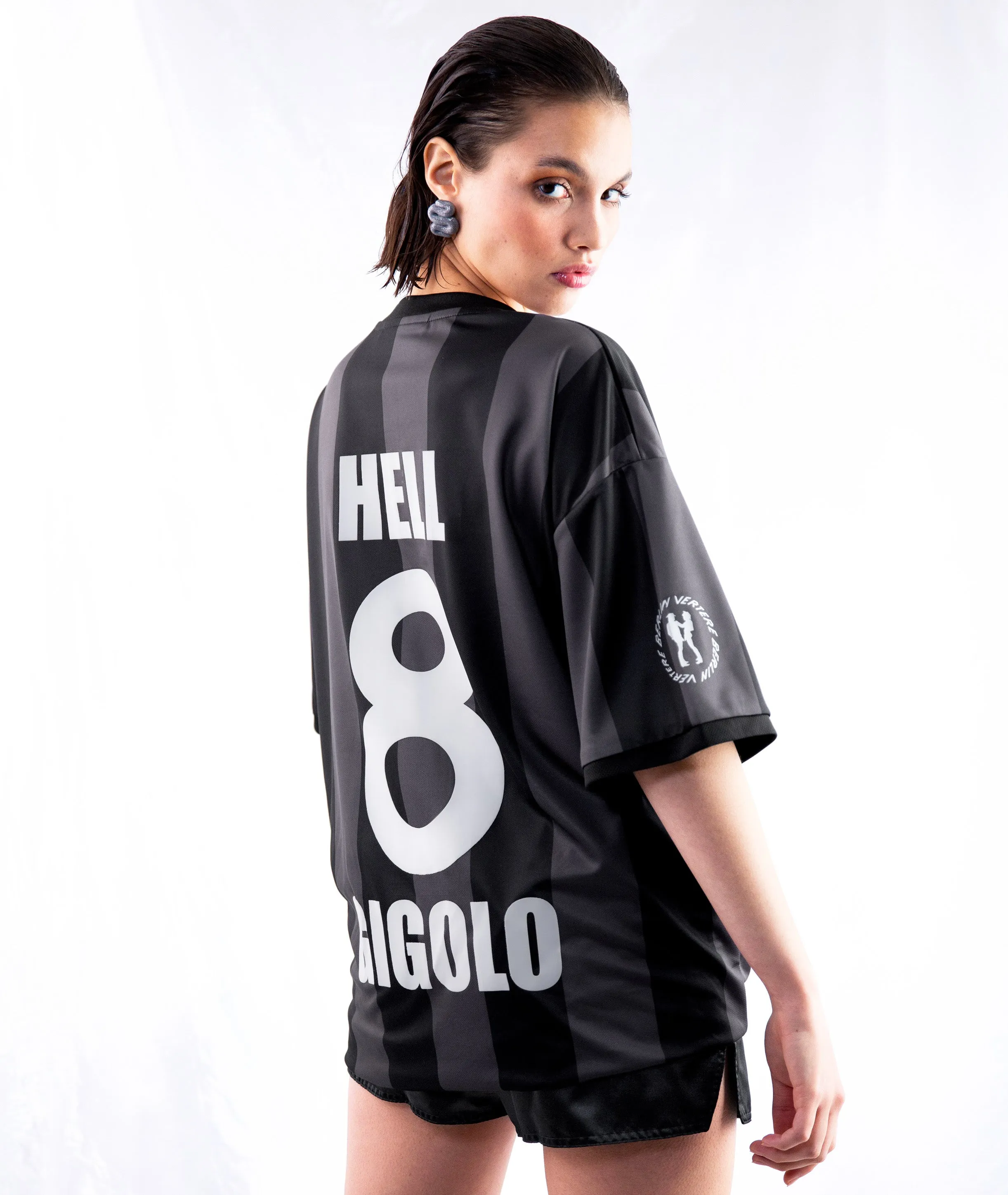 DJ HELL SOCCER JERSEY - BLACK