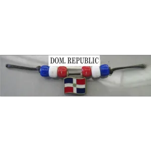 Dominican Republic Fan Choker Necklace