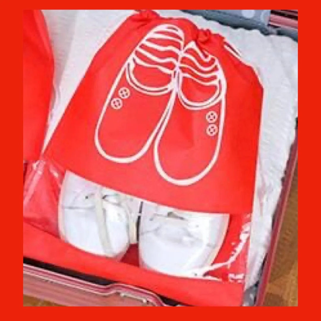 Drawstring Shoe Storage Bag