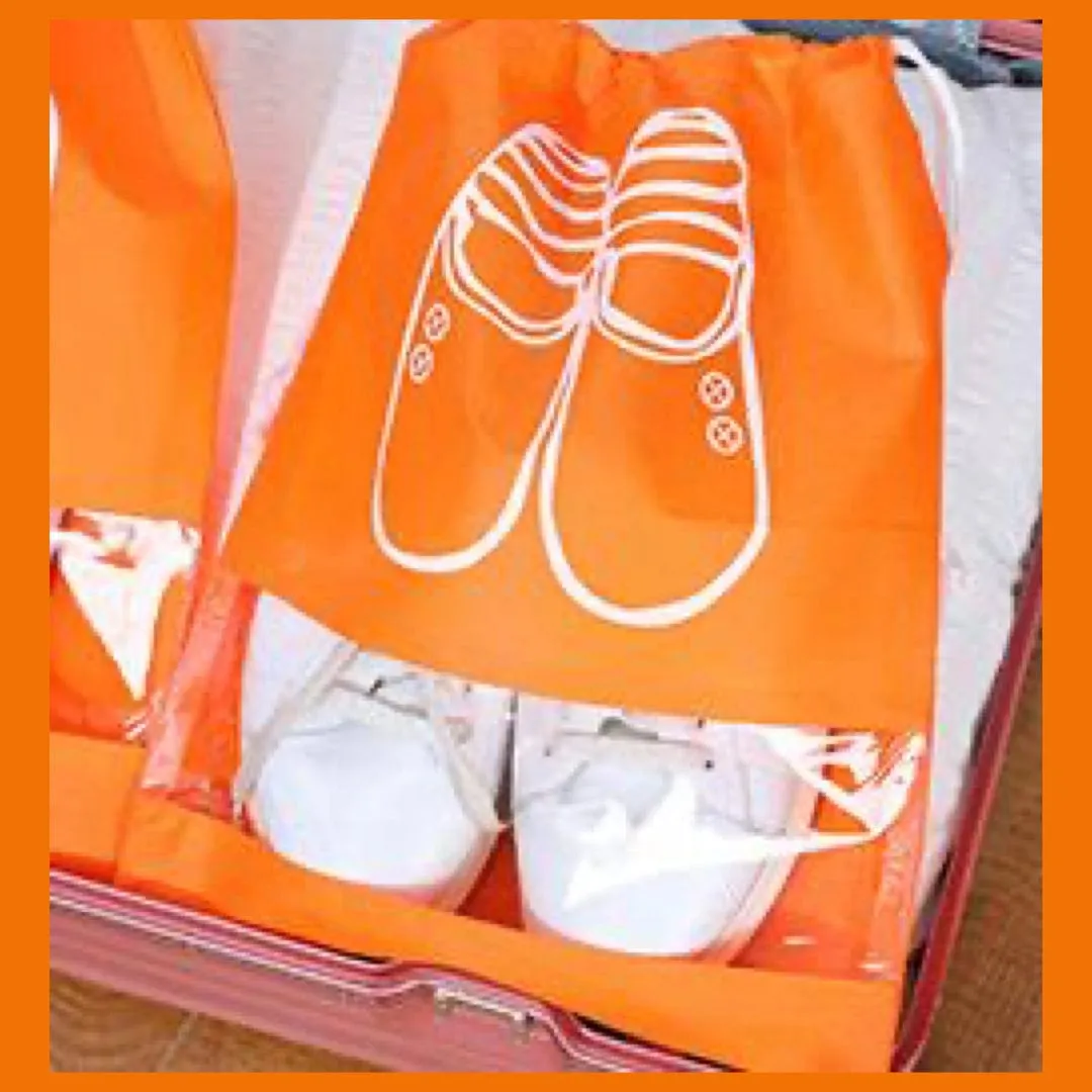 Drawstring Shoe Storage Bag