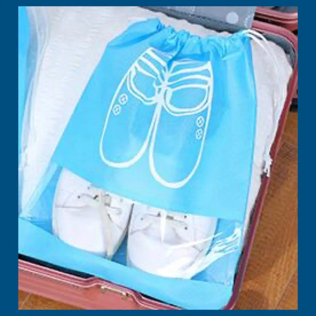 Drawstring Shoe Storage Bag