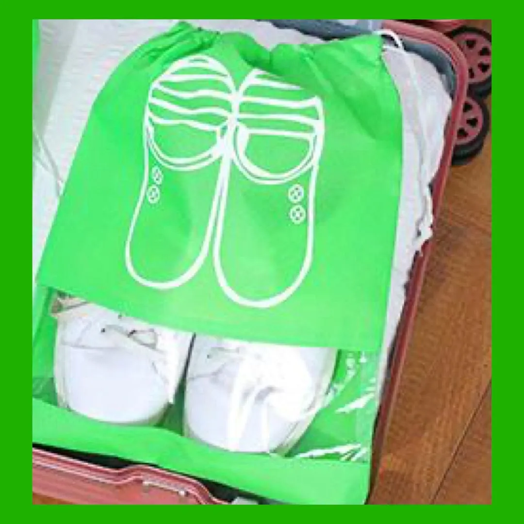 Drawstring Shoe Storage Bag