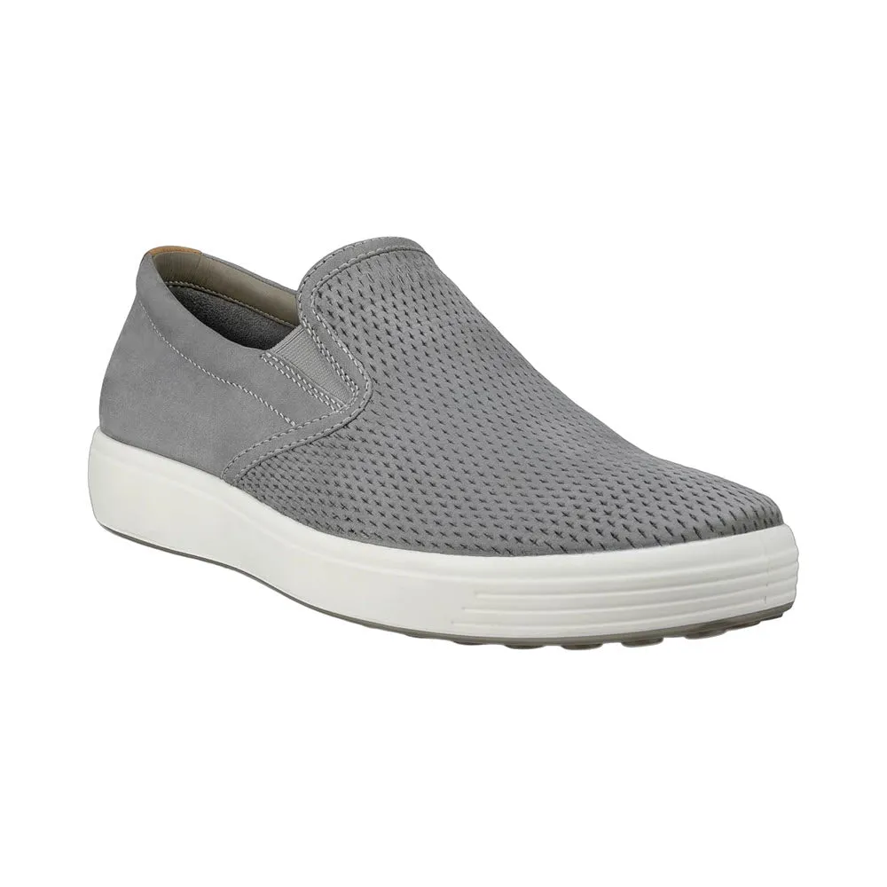 ECCO SOFT 7 M SLIP ON 2.0 WILD DOVE/LION - MENS