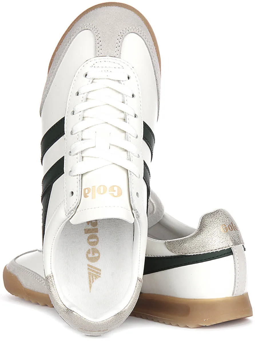 Gola Classics Torpedo Leather In White Green For Women