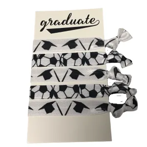 Graduation Soccer Hair Ties