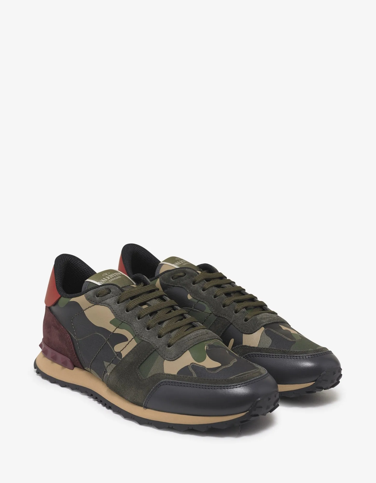 Green & Red Camo Rockrunner Trainers