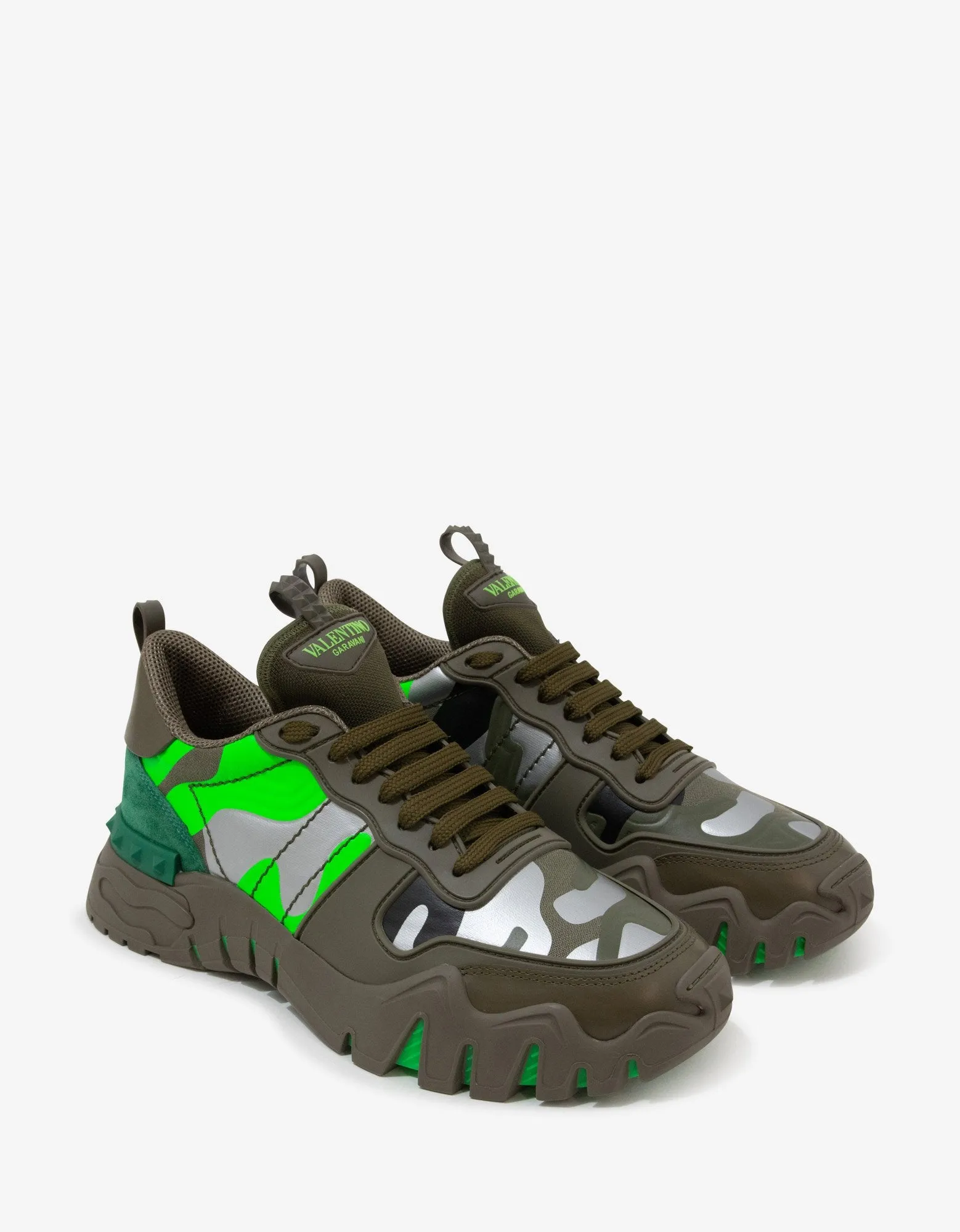 Green Camouflage Rockrunner Plus Trainers