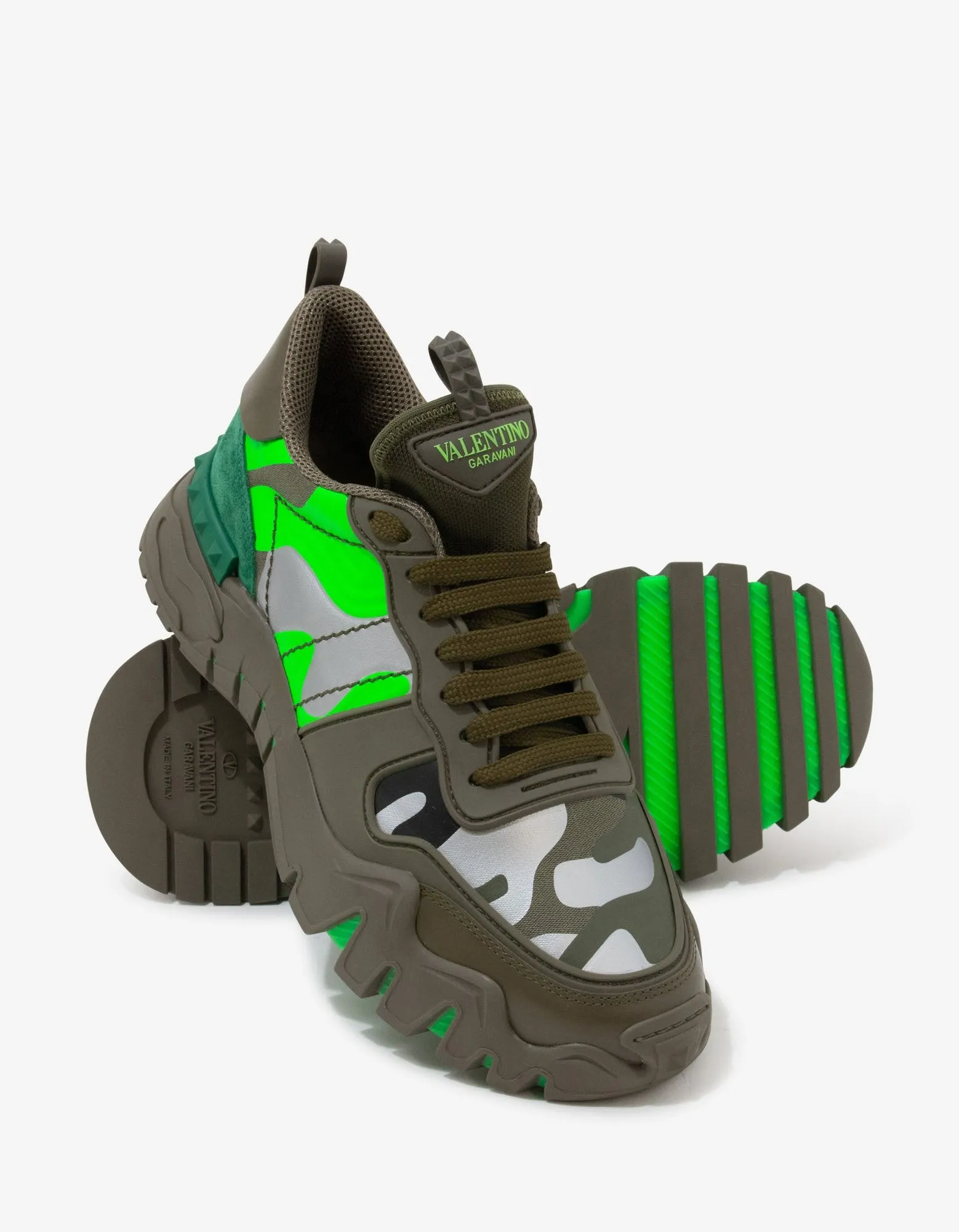 Green Camouflage Rockrunner Plus Trainers