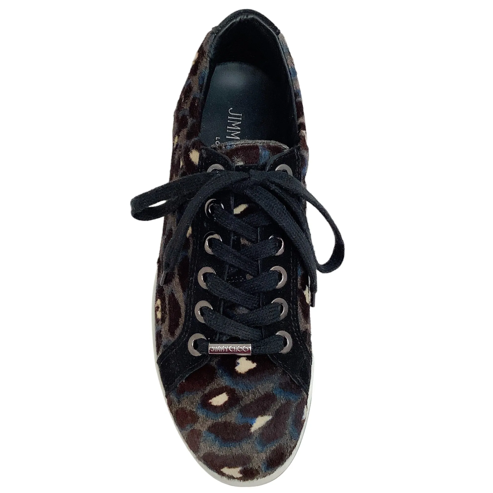 Jimmy Choo Multi Animal Print Calf Hair Sneakers