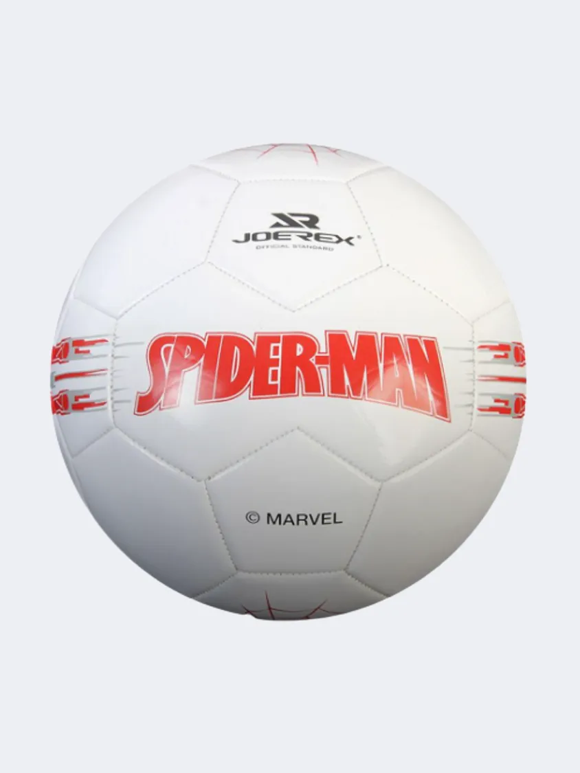 Joerex  Spiderman 5# Pvc Soccer Football Ball White