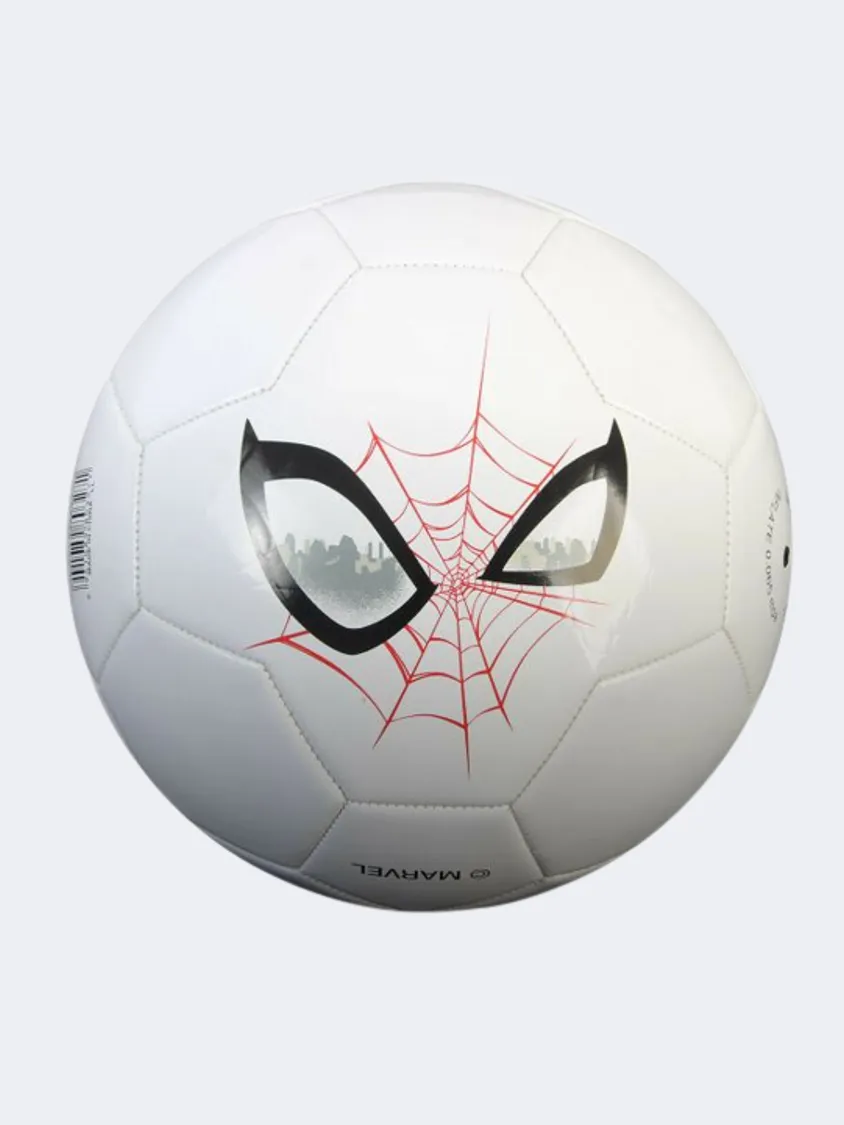 Joerex  Spiderman 5# Pvc Soccer Football Ball White