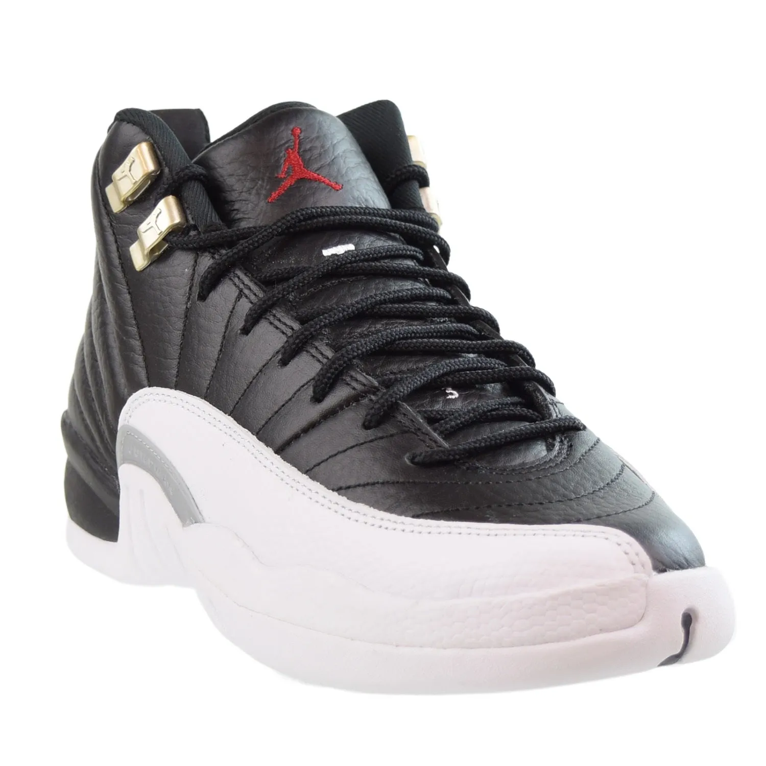 Jordan 12 Retro (GS) "Playoff" Big Kids' Shoes Black-Varsity Red-White