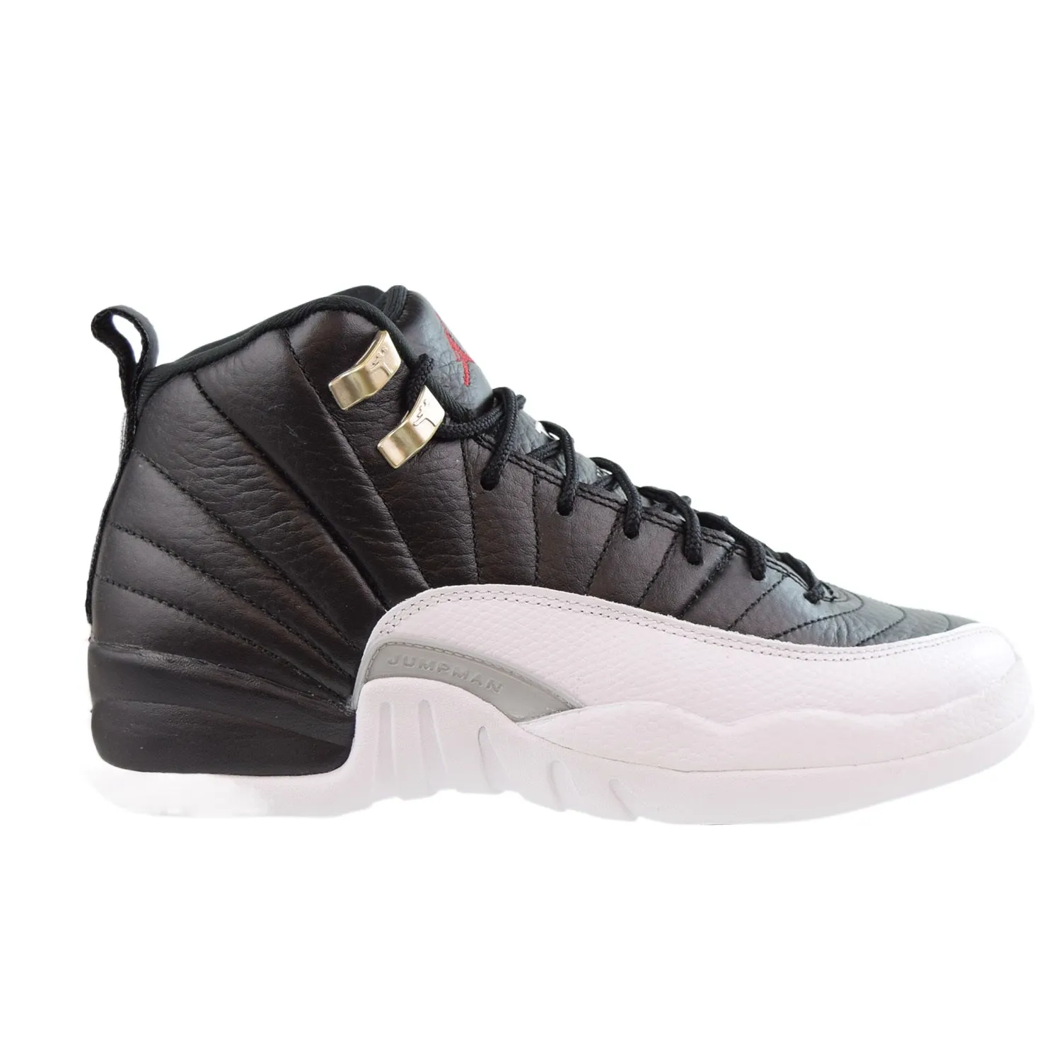 Jordan 12 Retro (GS) "Playoff" Big Kids' Shoes Black-Varsity Red-White