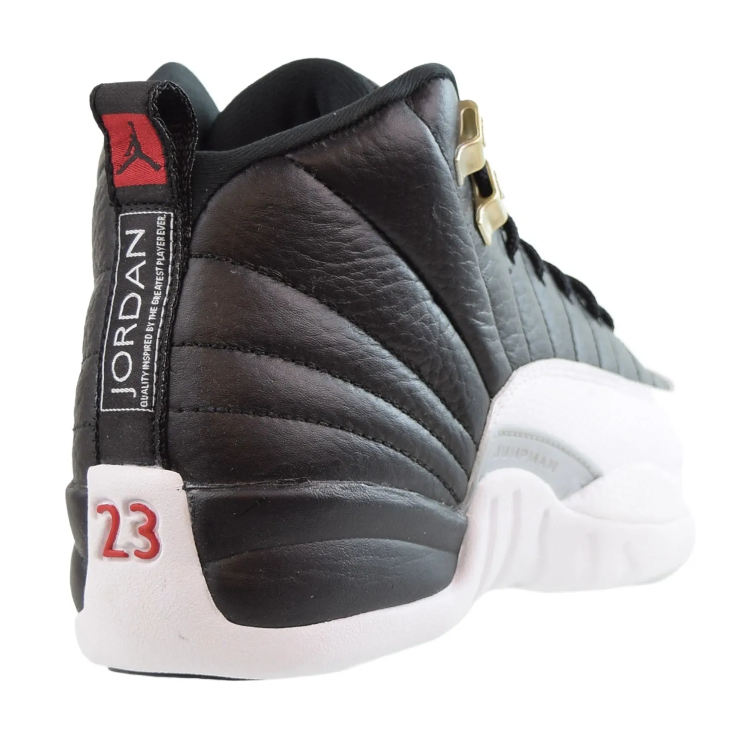 Jordan 12 Retro (GS) "Playoff" Big Kids' Shoes Black-Varsity Red-White