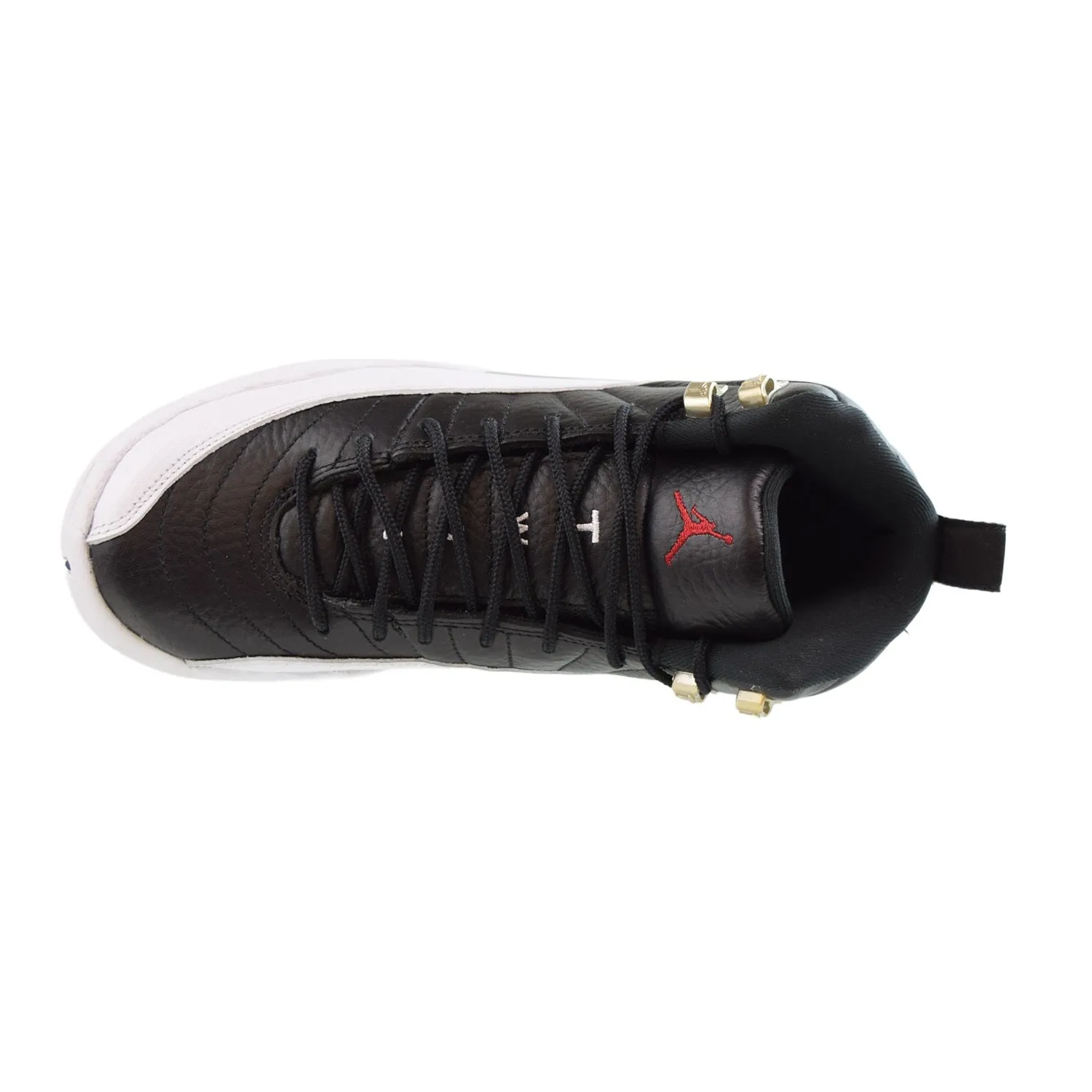 Jordan 12 Retro (GS) "Playoff" Big Kids' Shoes Black-Varsity Red-White