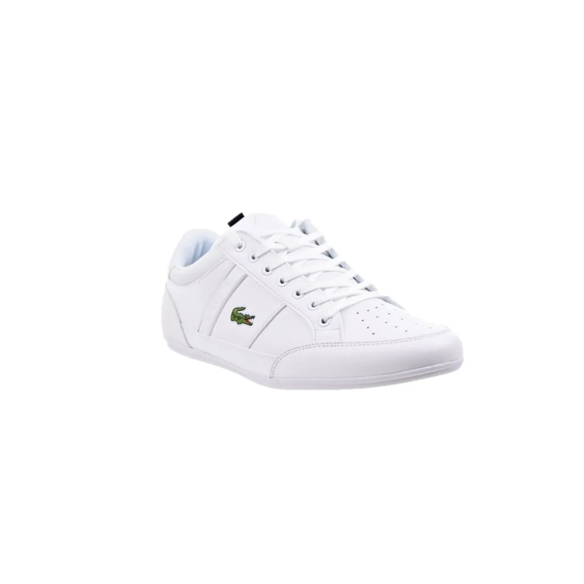 LACOSTE 7-42CMA0014147 CHAYMON 0121 1 MN'S (Medium) White/Black Synthetic &  Leather Lifestyle Shoes