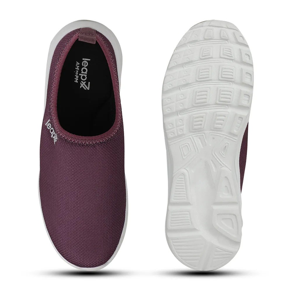 Leap7x Casual Purple Non Lacing Shoes For Women SILVES-2 By Liberty