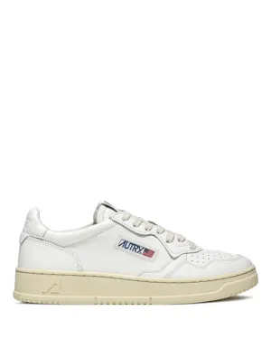 Medalist Low Man White Leather